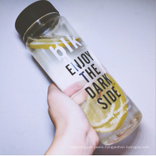 420ml single wall heat resistant sport glass bottle